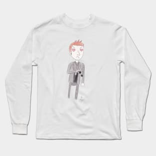 Heart-Eyes Crowley Long Sleeve T-Shirt